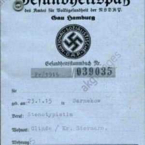 Паспорт здоровья нацистская расовая гигиена